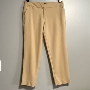 Talbots Tan Signature Ankle Length Dress Pants 12